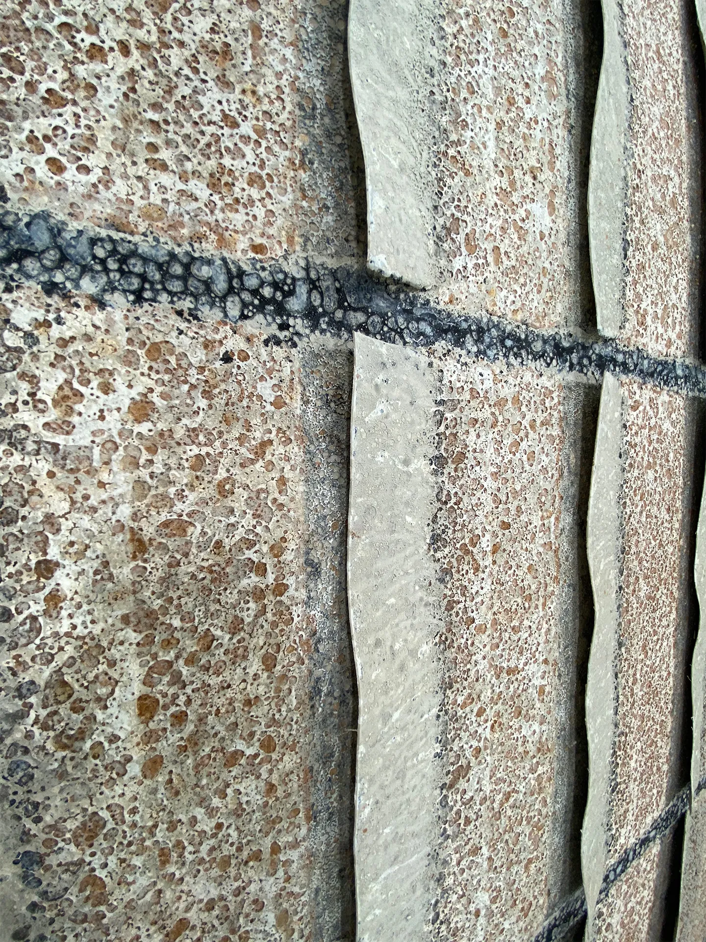 Muro de arena detalle 1