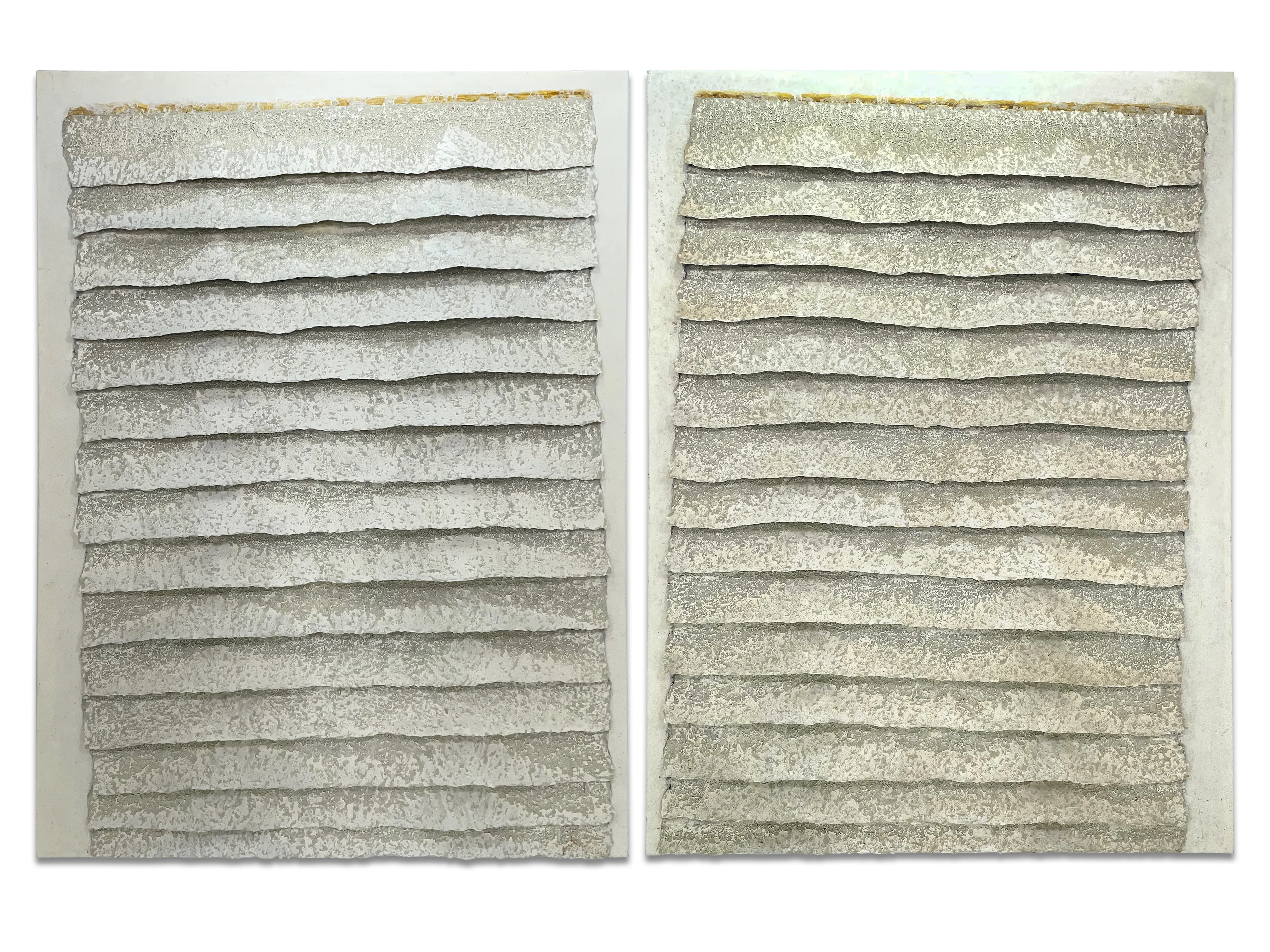 Pliegues de caliza vista frontal