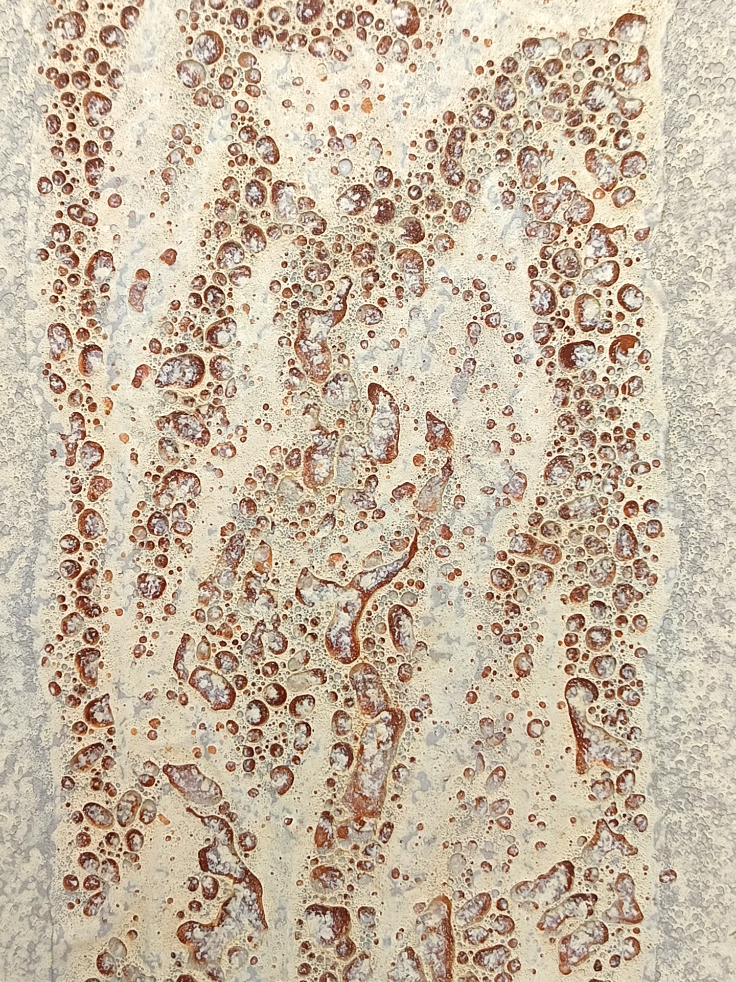 Piel caliza en tríptico detalle 1