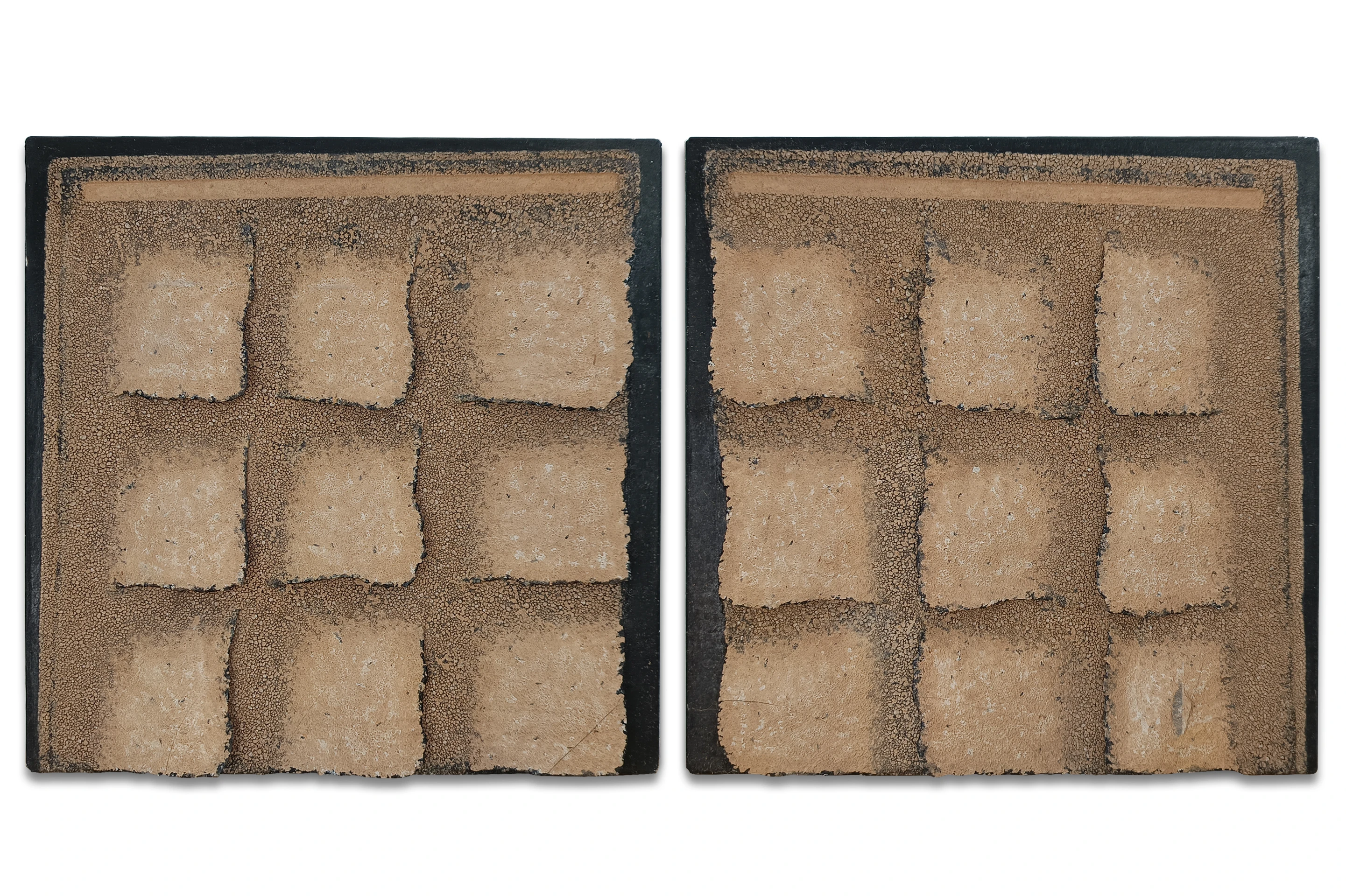 Teselas de arena frontal